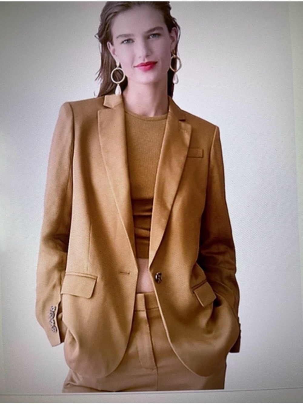Alfie Blazer Cappuccino
